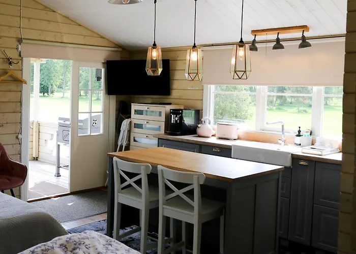 Stiilne Majake Saunaga